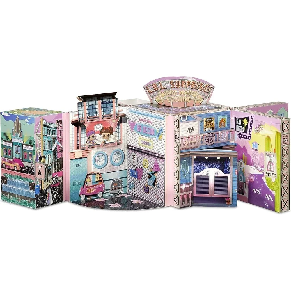 L.O.L. Surprise! OMG Movie Magic Studio w 70 Surprises 12 + 2 Fashion Dolls Set